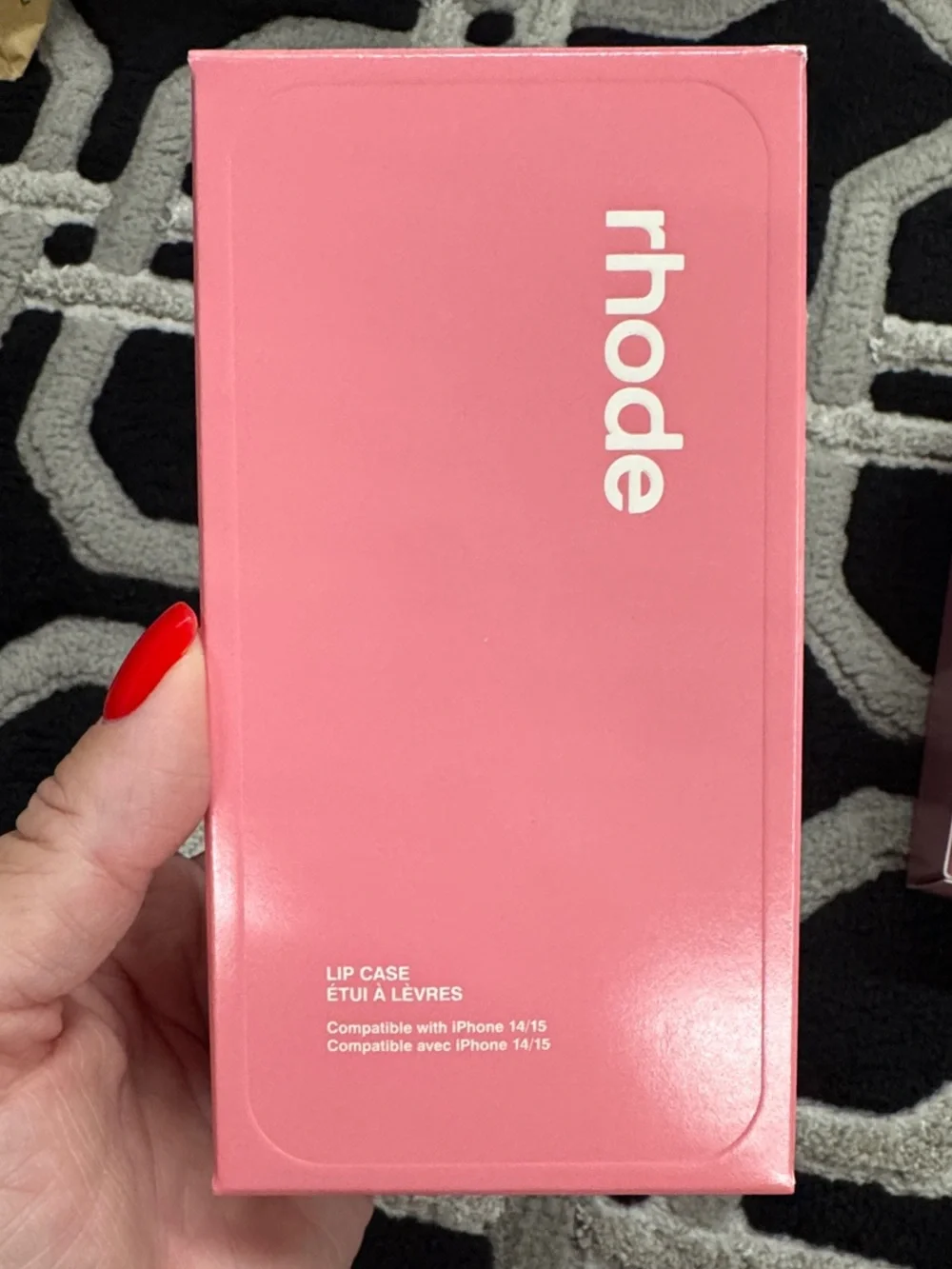 RHODE Pink Lip Case NEW Never used in Original Packaging